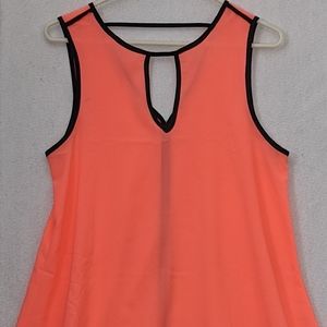 Coral Sleeveless Top Size Medium